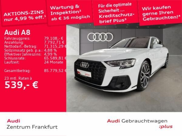 Audi A8 50 TDI quattro Digitaler Matrix-LED air suspension Standheizung B&O