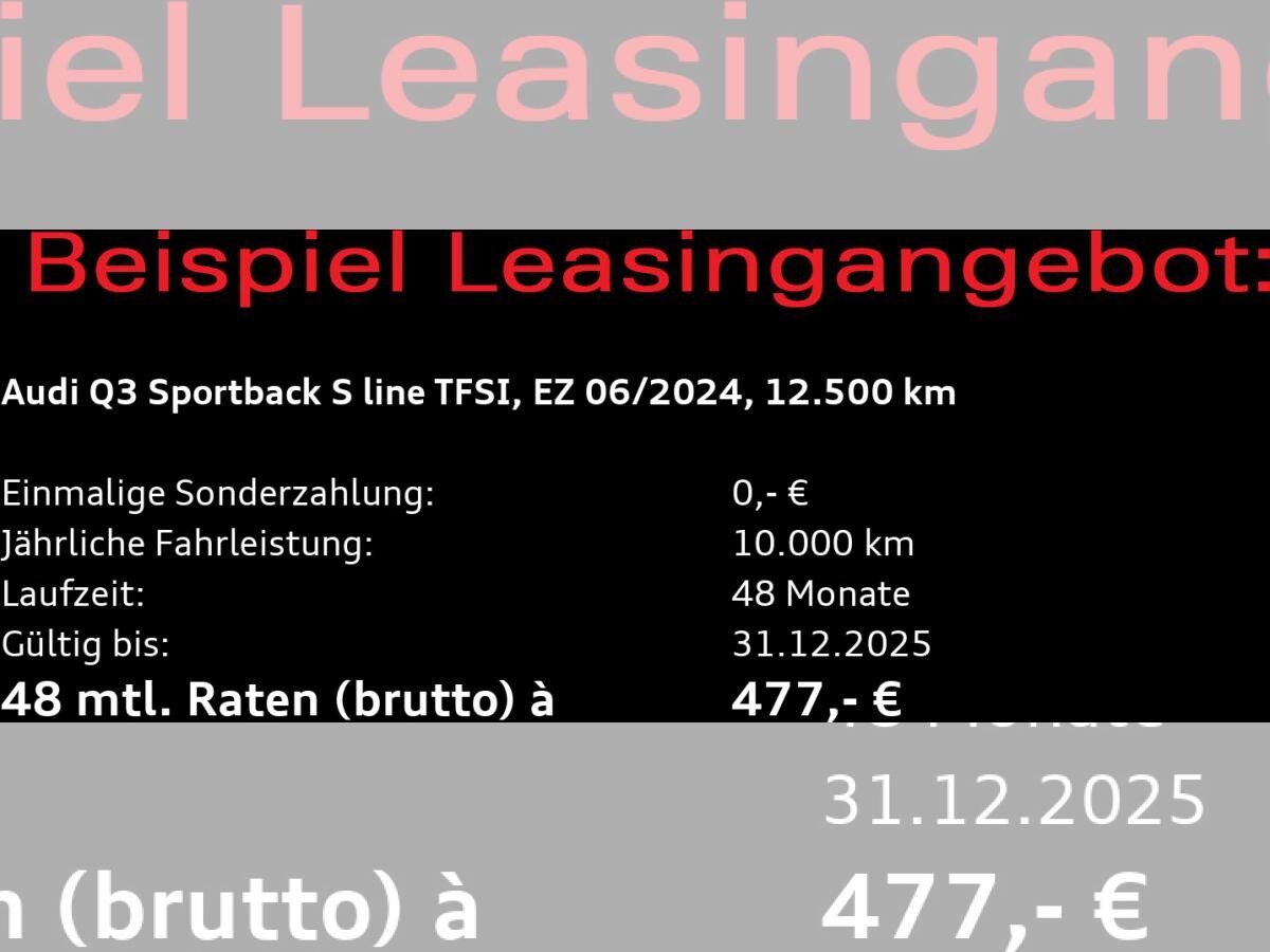 Audi Q3 Sportback S-Line 35 TFSI S-tronic / AHK, ACC