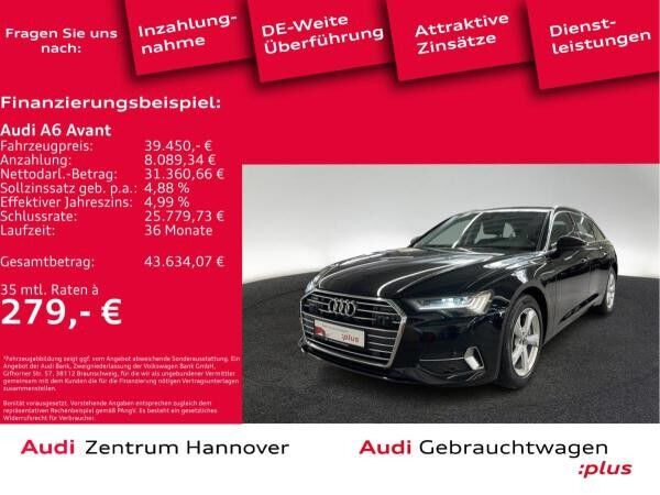 Audi A6 Avant sport 45 TFSI quattro HD Matrix B&O AHK