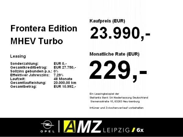 Opel Frontera Edition MHEV **Gewerbehammer**