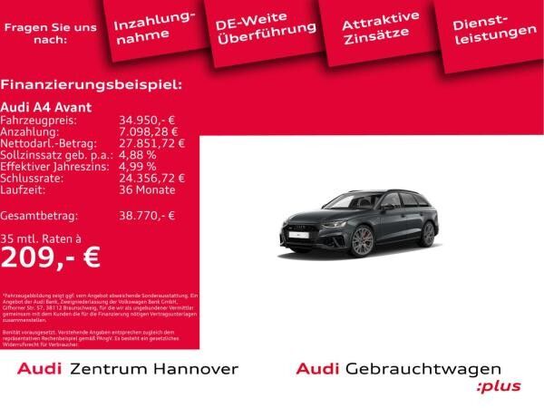 Audi A4 Avant 40 TFSI quattro S line competition plus AHK LED Kamera ACC Navi