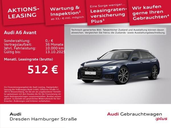 Audi A6 Avant 50 TDI S line quattro Matrix Pano AHZV