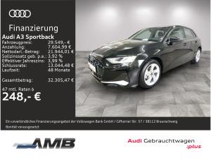 Audi A3 Sportback Advanced 30 TDI AHK/vC+/Nav+/12.29Garantie