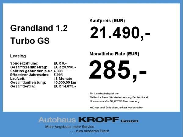 Opel Grandland 1.2 Turbo GS Line LED+Navi+SHZ+2xKlima