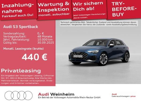 Audi S3 Sportback TFSI quattro LED Navi G-2029 S-Sitze uvm