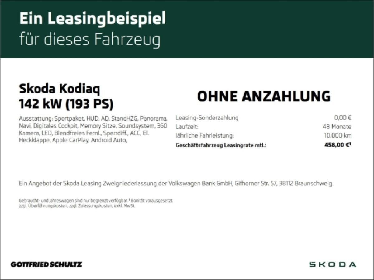 Skoda Kodiaq SPORTLINE 2.0 TDI 4X4 (Düsseldorf)