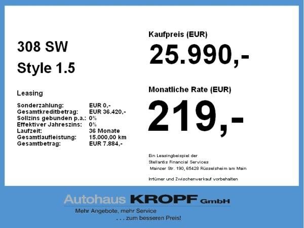 Peugeot 308 SW Style 1.5 Diesel **Gewerbeknaller**