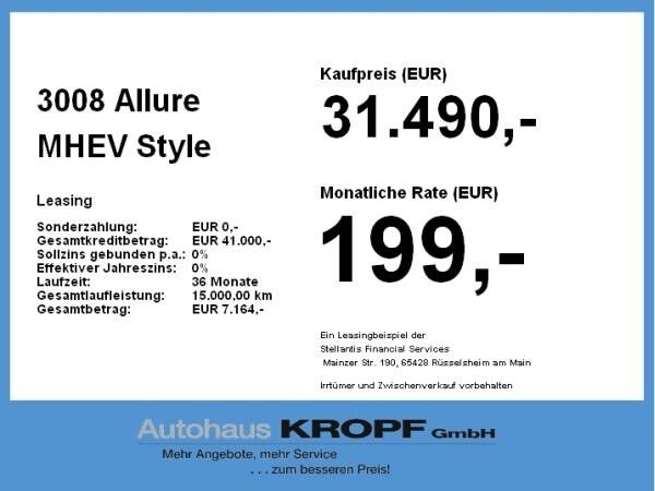 Peugeot 3008 Allure MHEV **Gewerbeknaller**