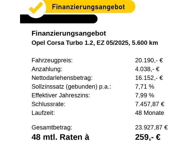Opel Corsa GS 1.2 TECH-PAKET // KOMFORT-PAKET