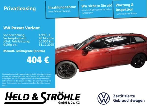 Volkswagen Passat Variant R-Line 2.0 TSI DSG 4M AHK STANDHZ Volkswagen Passat Variant R-Line 2.0 TSI DSG 4M AHK STANDHZ