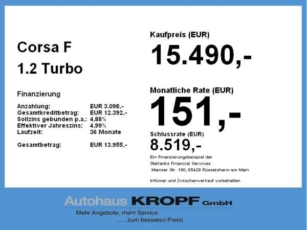 Opel Corsa F 1.2 Turbo SHZ+Winterp.+2xKlima+Kam.+LM