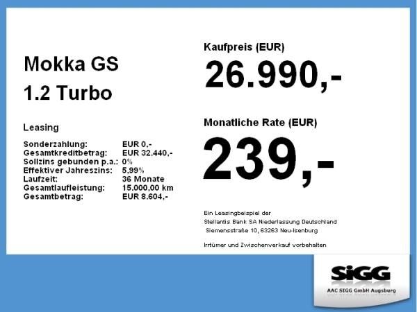 Opel Mokka GS 1.2 Turbo