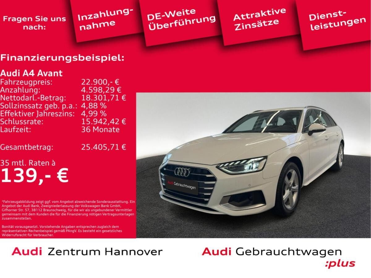 Audi A4 Avant Advanced 30 TDI LED Kamera Navi DAB