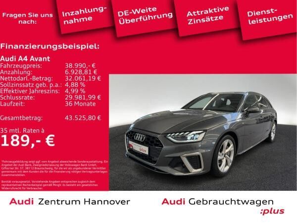 Audi A4 Avant 40 TFSI S line S tronic