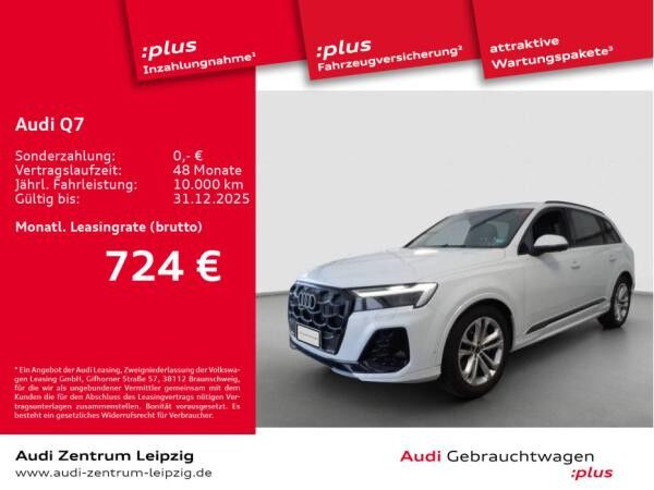 Audi Q7 45 TDI q. S line *Matrix*AHK*HuD*Pano*7-Sitze*