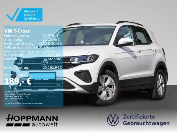 Volkswagen T-Cross 1.0 TSI AHK KAMERA LED App-Connect