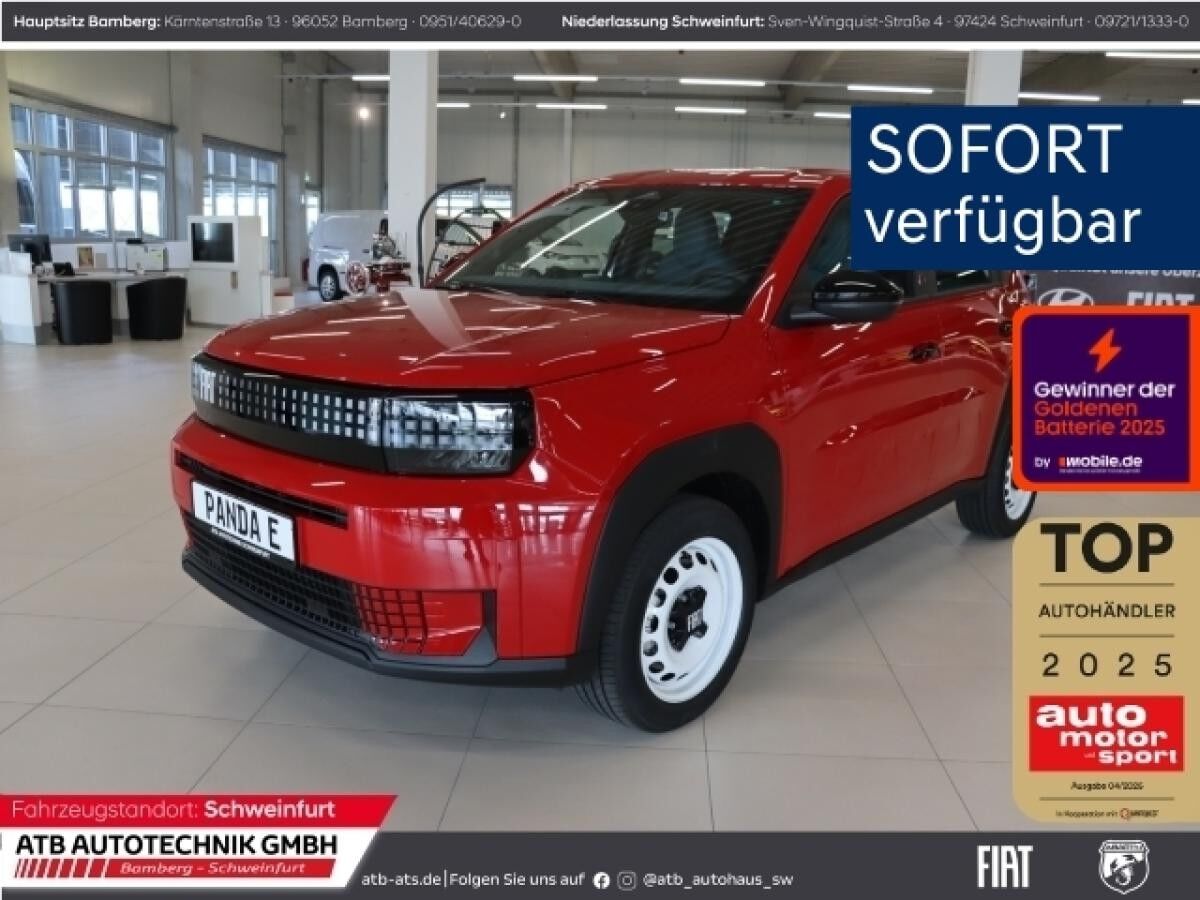 Fiat Grande Panda EV (RED) 44kWh Apple CarPlay DAB digitales Cockpit LED Spurhalteass.