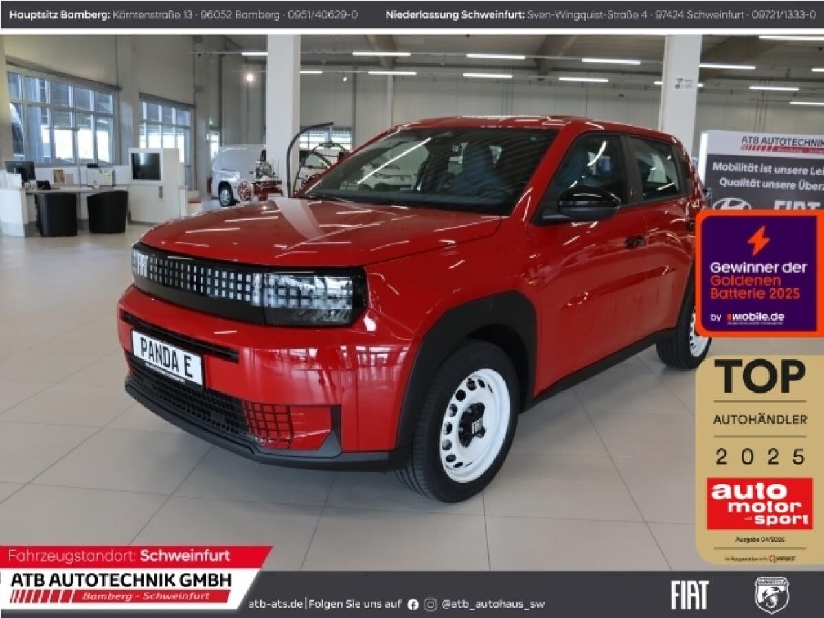 Fiat Grande Panda EV (RED) 44kWh Apple CarPlay DAB digitales Cockpit LED Spurhalteass.