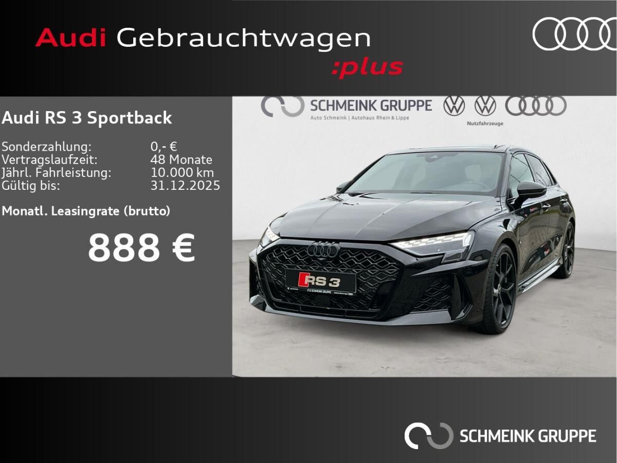 Audi RS3 RS 3 Sportback Matrix Carbon HUD Pano Vmax 280 Audi RS3 RS 3 Sportback Matrix Carbon HUD Pano Vmax 280
