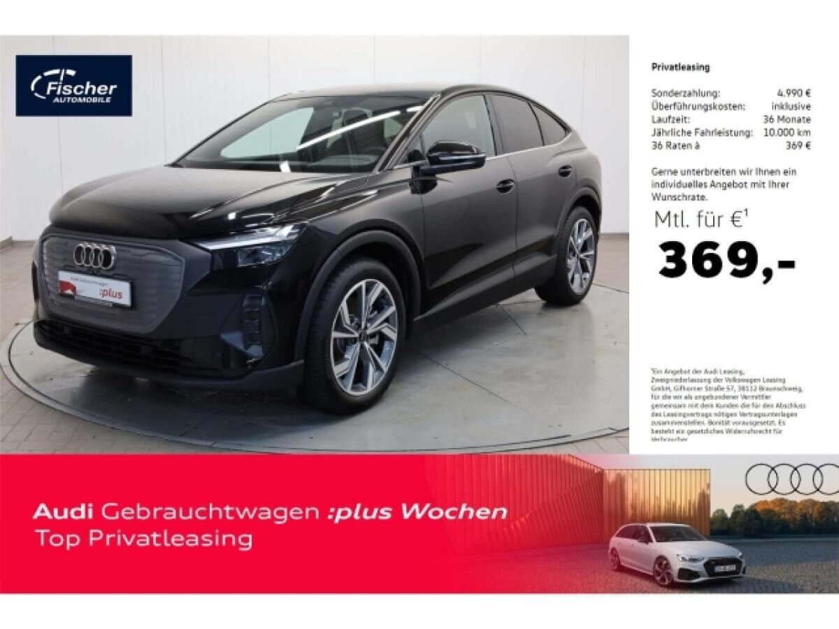 Audi Q4 e-tron Sportback 45 S line AHK/20''/W-Pumpe