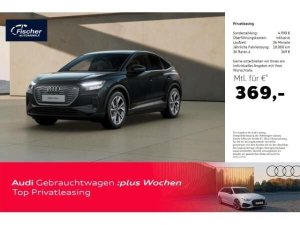 Audi Q4 e-tron Sportback 45 S line AHK/20''/W-Pumpe