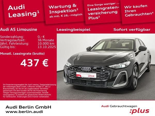 Audi A5 Limousine TFSI S tr. AHK MATRIX 360°K VIRTUAL