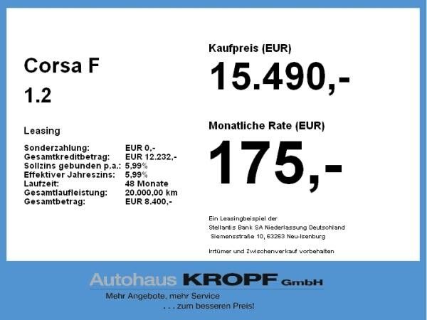 Opel Corsa F 1.2 LED+PDC+Facelift+SpurH