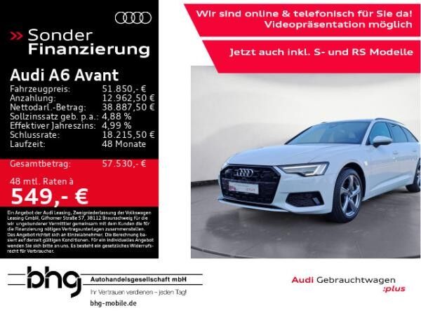 Audi A6 Avant 45 TFSI advanced Matrix/AHK/Pano/Head-up/ACC/Kamera/Assist/uvm.