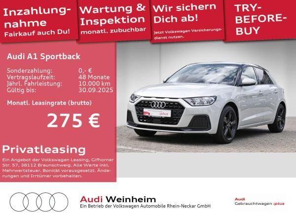 Audi A1 Sportback 25 TFSI S-tronic Black Felgen GAR2029 uvm