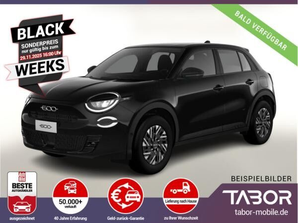 Fiat 600e RED -OBC PDC Temp CarPlay Wärmepumpe BT Fiat 600e RED -OBC PDC Temp CarPlay Wärmepumpe BT