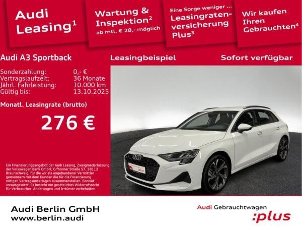 Audi A3 Sportback Advanced 35 TFSI 6-G. RFK AHK NAVI