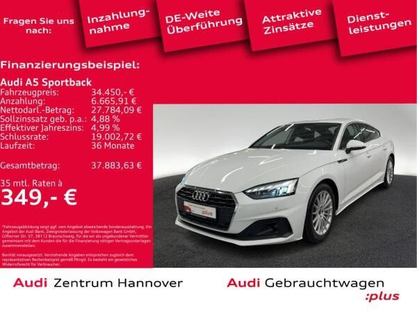 Audi A5 Sportback 40 TDI Matrix Kamera ACC