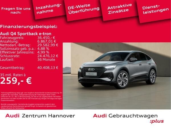 Audi Q4 e-tron Q4 Sportback e-tron 50 quattro Matrix Head-Up Pano Kamera ACC