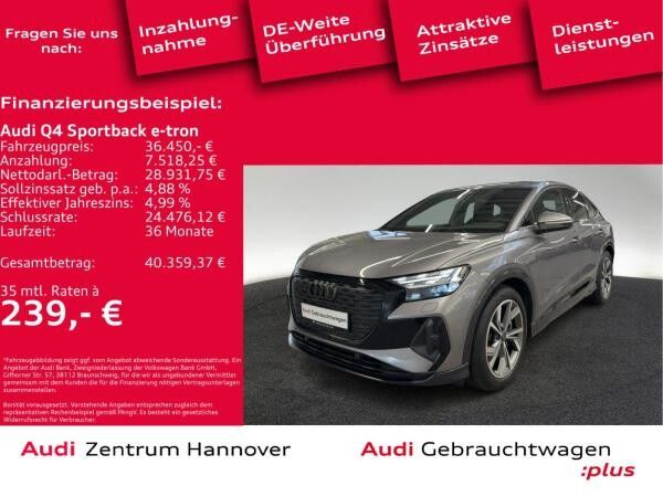 Audi Q4 e-tron Q4 Sportback e-tron 50 quattro Matrix Head-Up Pano Kamera ACC
