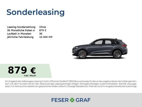 Audi Q5 SUV edition one mit Akzenten magnesiumgrau