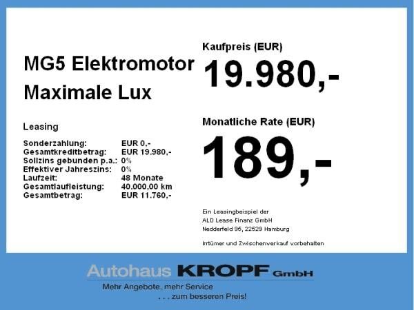 MG MG5 5 Elektromotor Maximale Lux Automatik / Navi