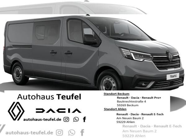 Renault Trafic Doppelkabine Komfort L2H1 3,0t Blue dCi 170 Automatik "GJR, Navi, Kamera"