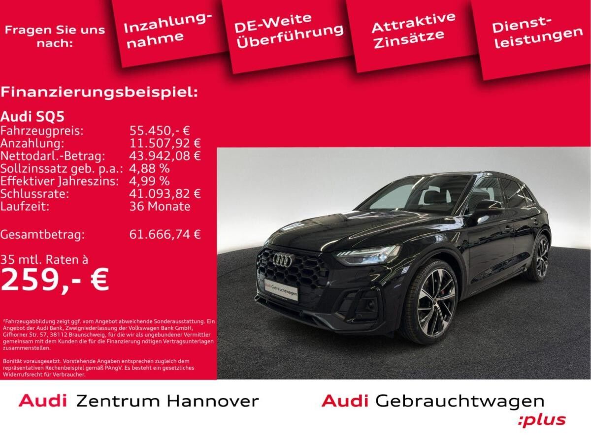 Audi SQ5 3.0 TDI quattro Matrix Kamera AHK B&O Navi