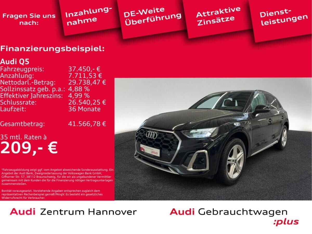 Audi Q5 S line 40 TDI quattro Kamera AHK virtual Navi