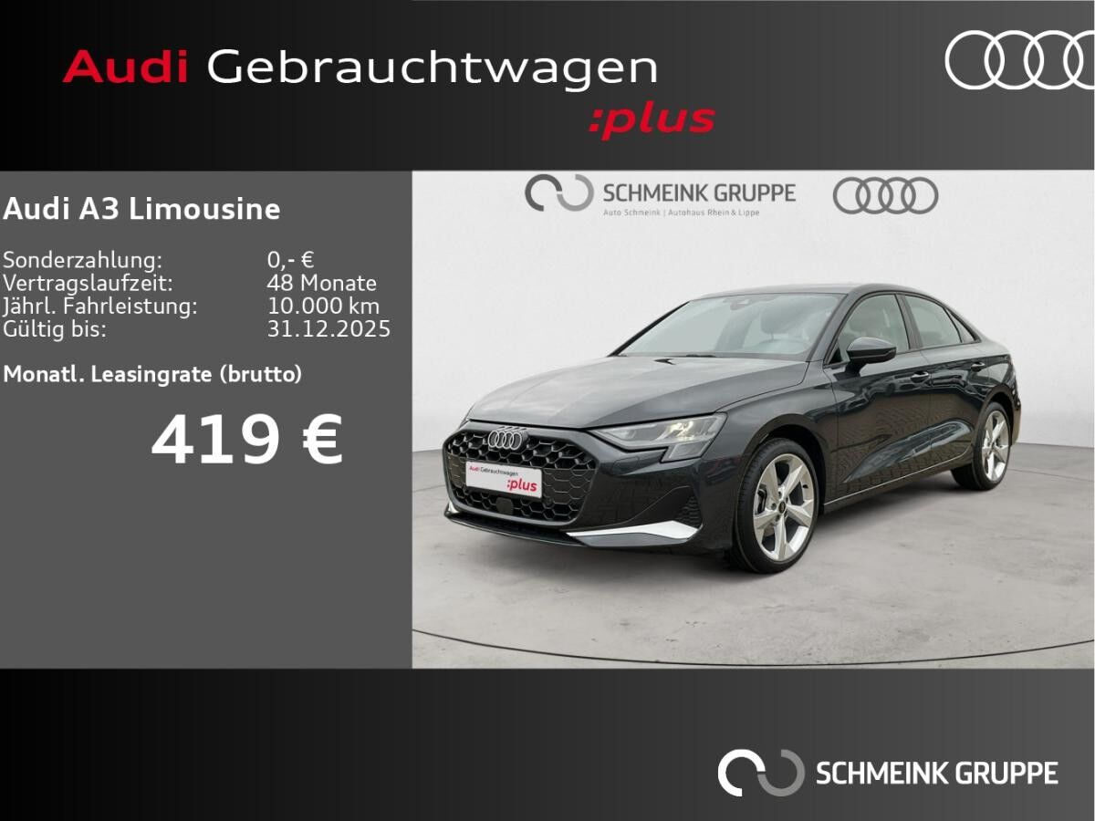 Audi A3 Limousine advanced 35 TFSI ACC AHK Memory