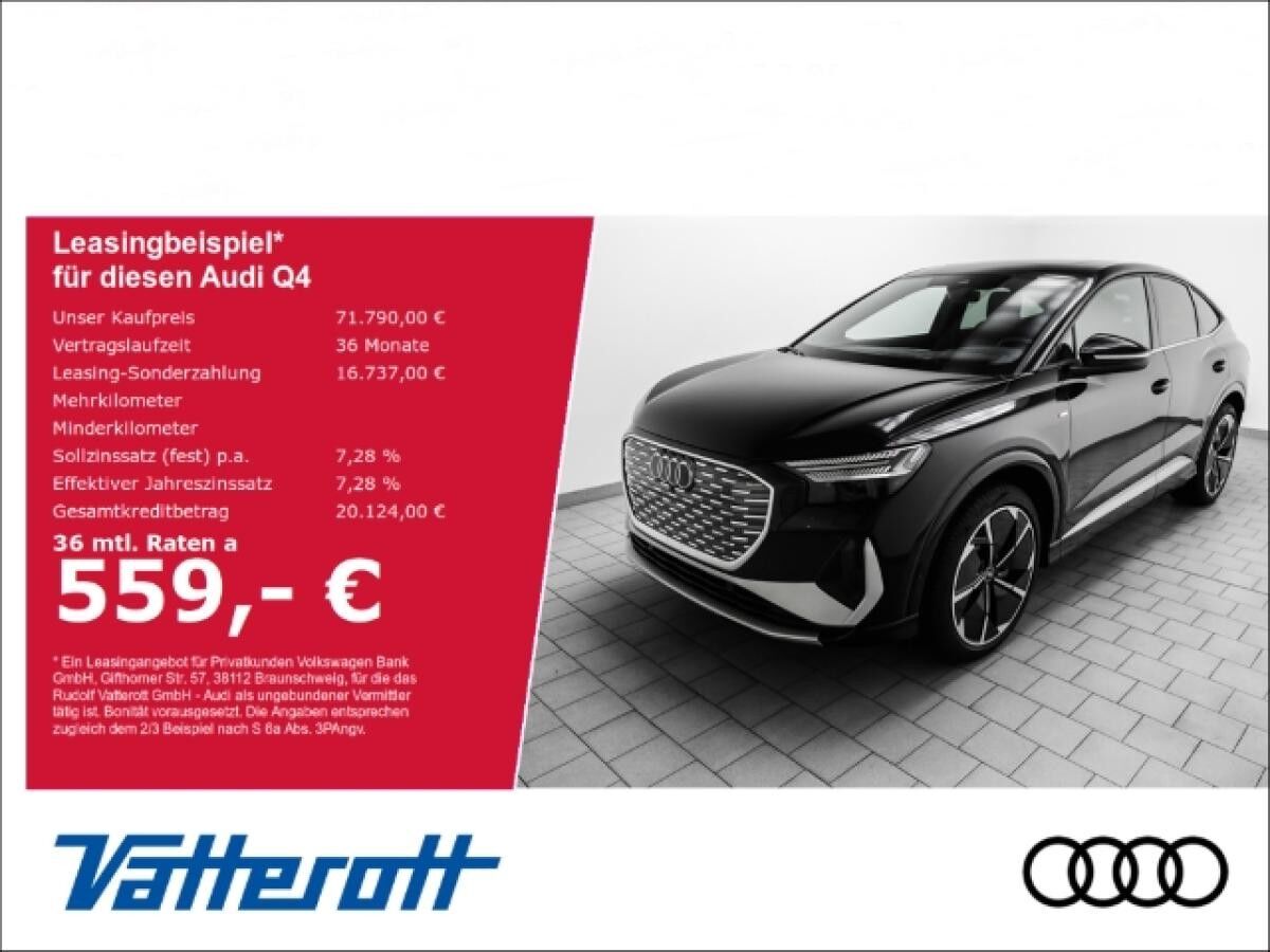 Audi Q4 e-tron Sportback 55 quattro SONOS Pano AHK