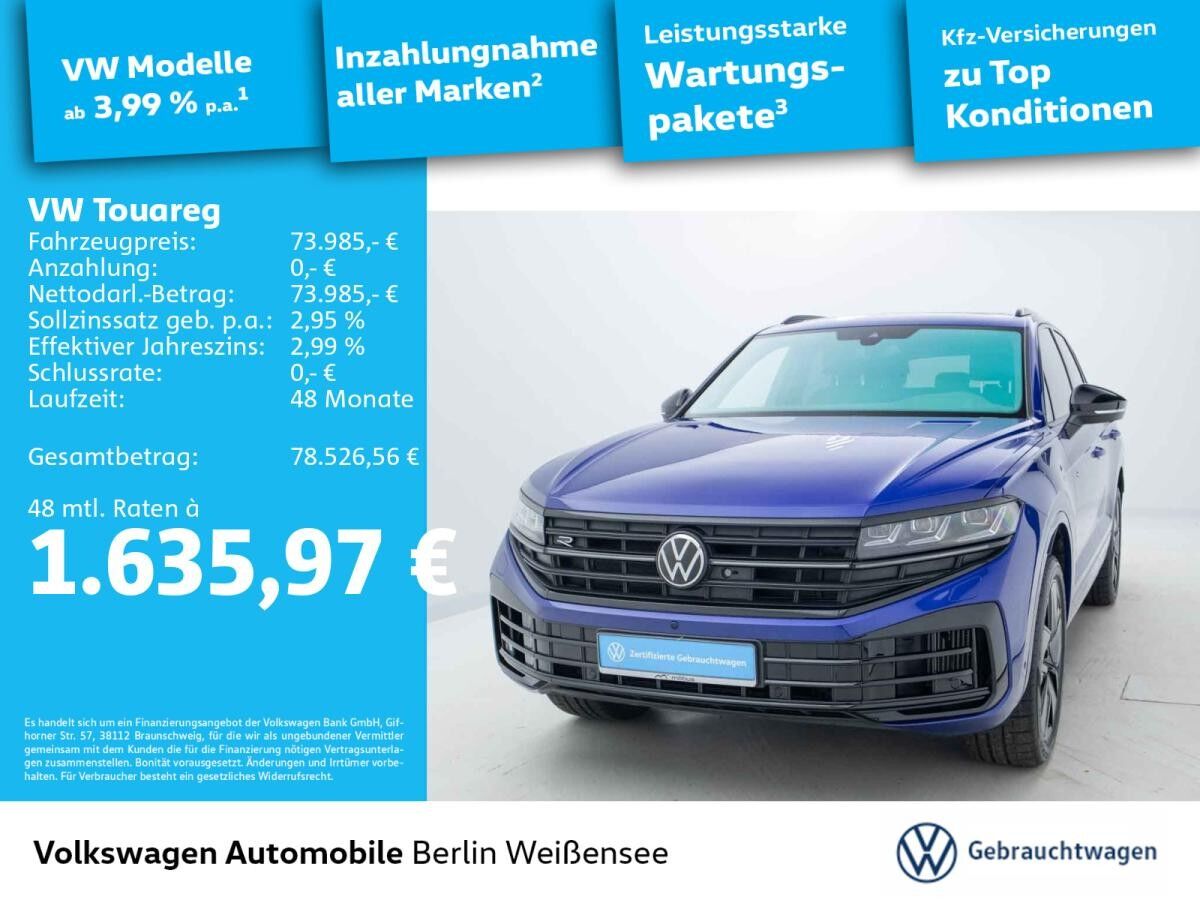 Volkswagen Touareg R 3.0 V6 TSIe*4Motion*AHK*APP*ACC*MATRIX*