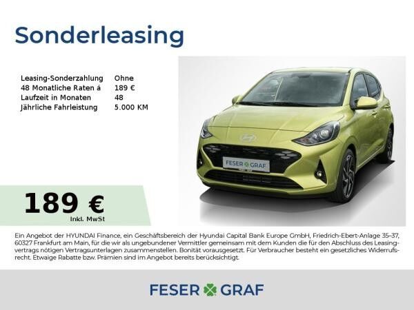Hyundai i10 PRIME NAVI CAM LED-TFL SHZ LHZ CARPLAY