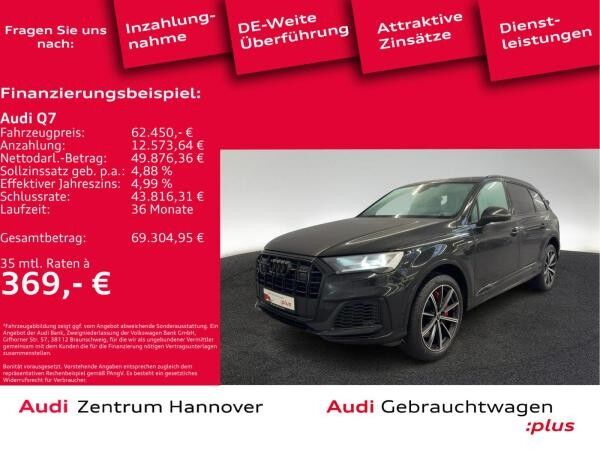 Audi Q7 S line 55 TFSIe quattro Head-Up Pano B&O AHK Memory