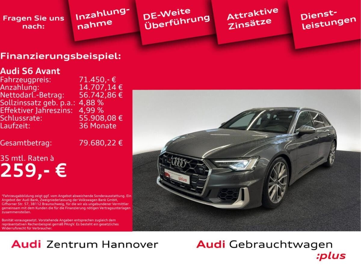 Audi S6 Avant 55 TDI quattro Standh. Head-Up Pano B&O Luft