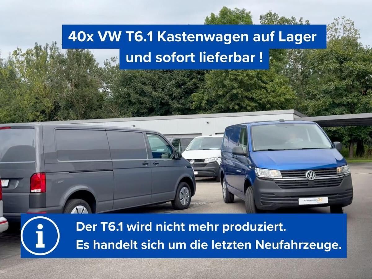 Volkswagen T6.1 Transporter Kasten AHK SITZHEIZUNG FLÜGELT.