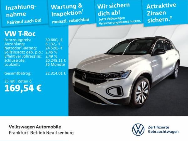 Volkswagen T-Roc 2.0 TDI Goal LED+ AHK ACC Side Assist