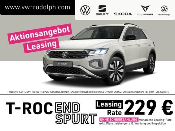 Volkswagen T-Roc Style 1.5 l TSI OPF 7-Gang Volkswagen T-Roc Style 1.5 l TSI OPF 7-Gang
