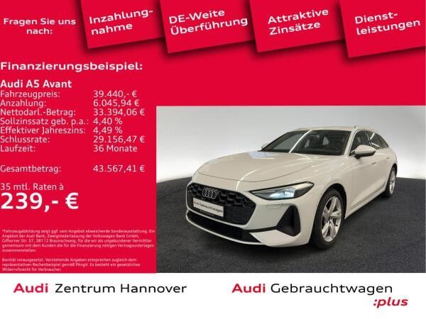 Audi A5 Avant 2.0 TFSI Kamera Sportsitze Parkassistent plus