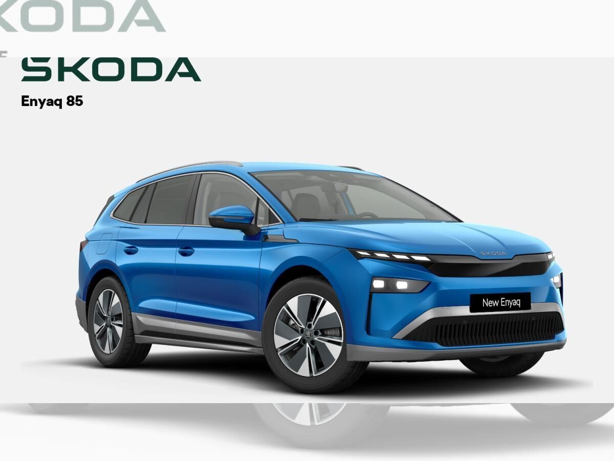 Skoda ENYAQ 85 *GEWERBE*SOFORT*0,25%* l AHK l MATRIX l 4xSHZ l NAVI l 2xPDC l DAB+ l KESSY l